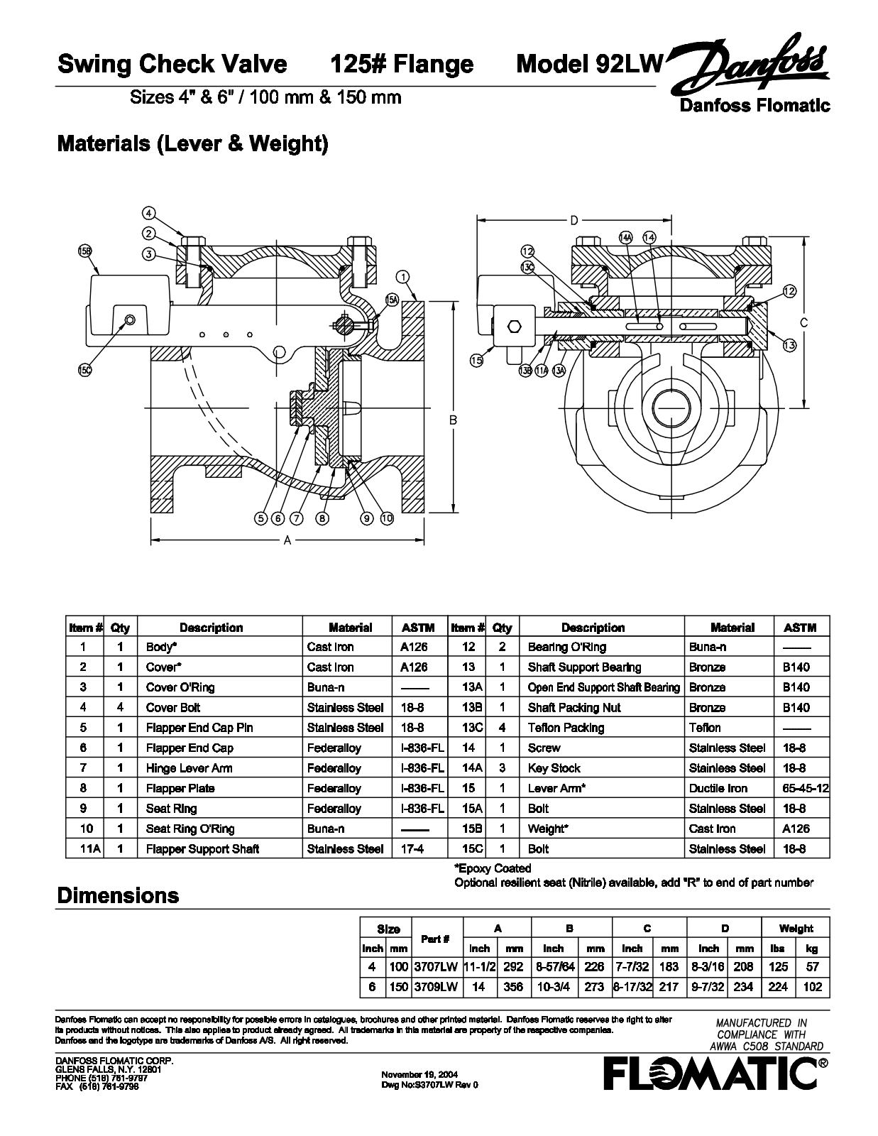 Flomatic 92LW-4 Shematics