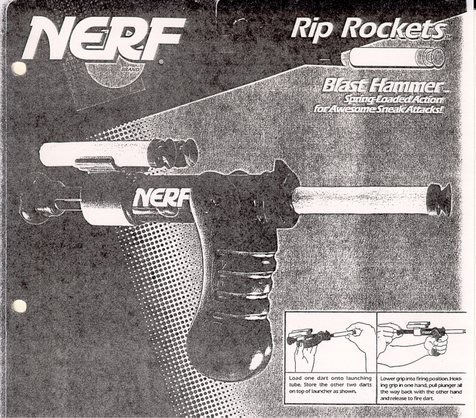 HASBRO Nerf Rip Rockets Blast Hammer Detonator Ramrod User Manual