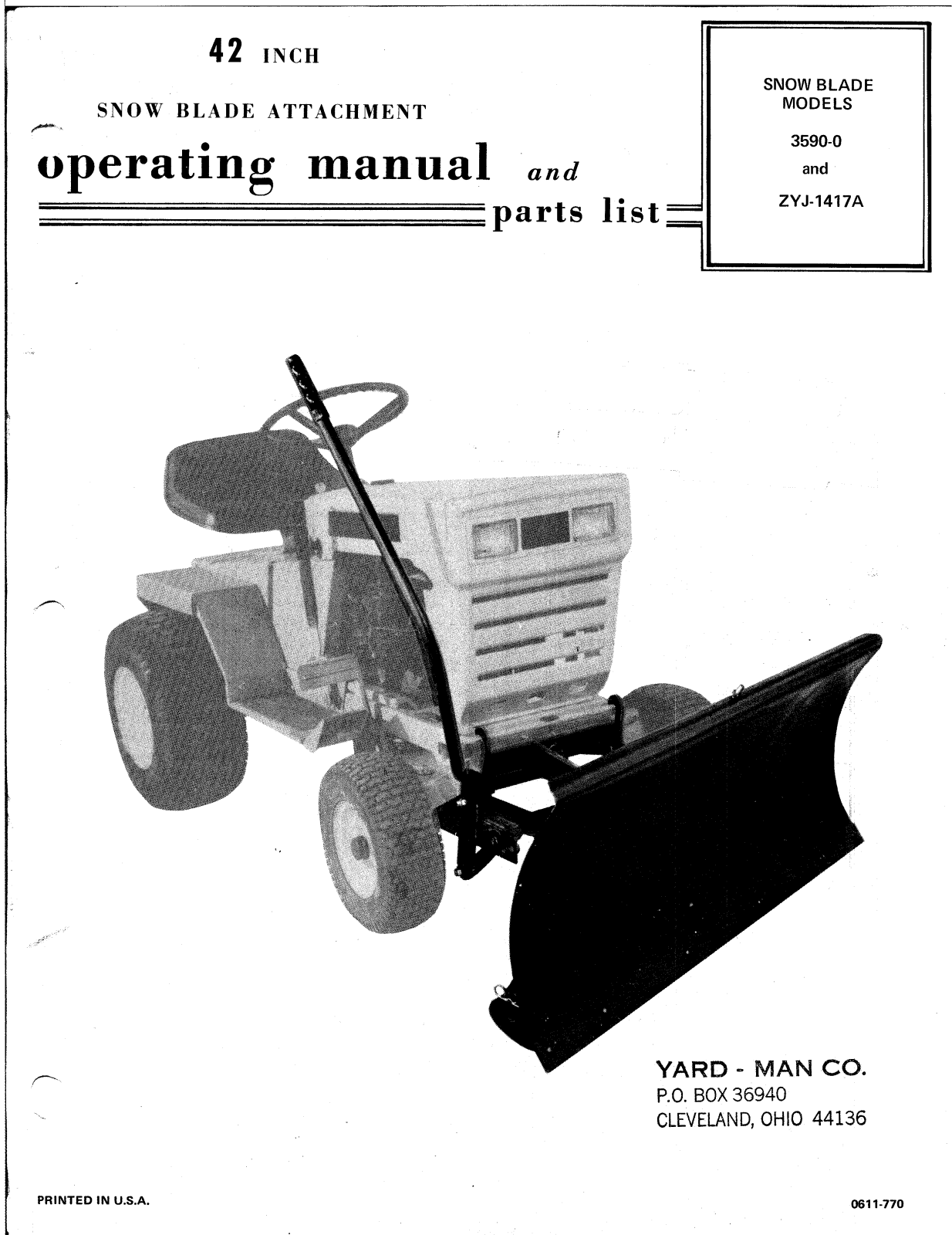 montgomery ward ZYJ1417A owners Manual