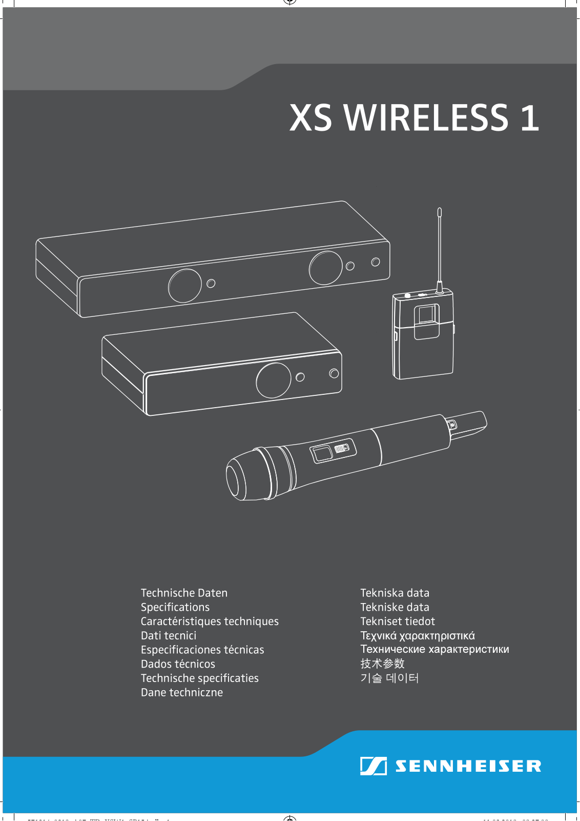 Sennheiser Electronic SKXSW, SKMXSW User Manual