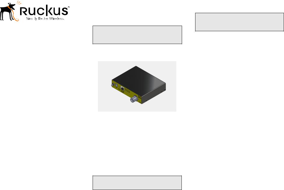 Ruckus Wireless ZF7441 Installation guide