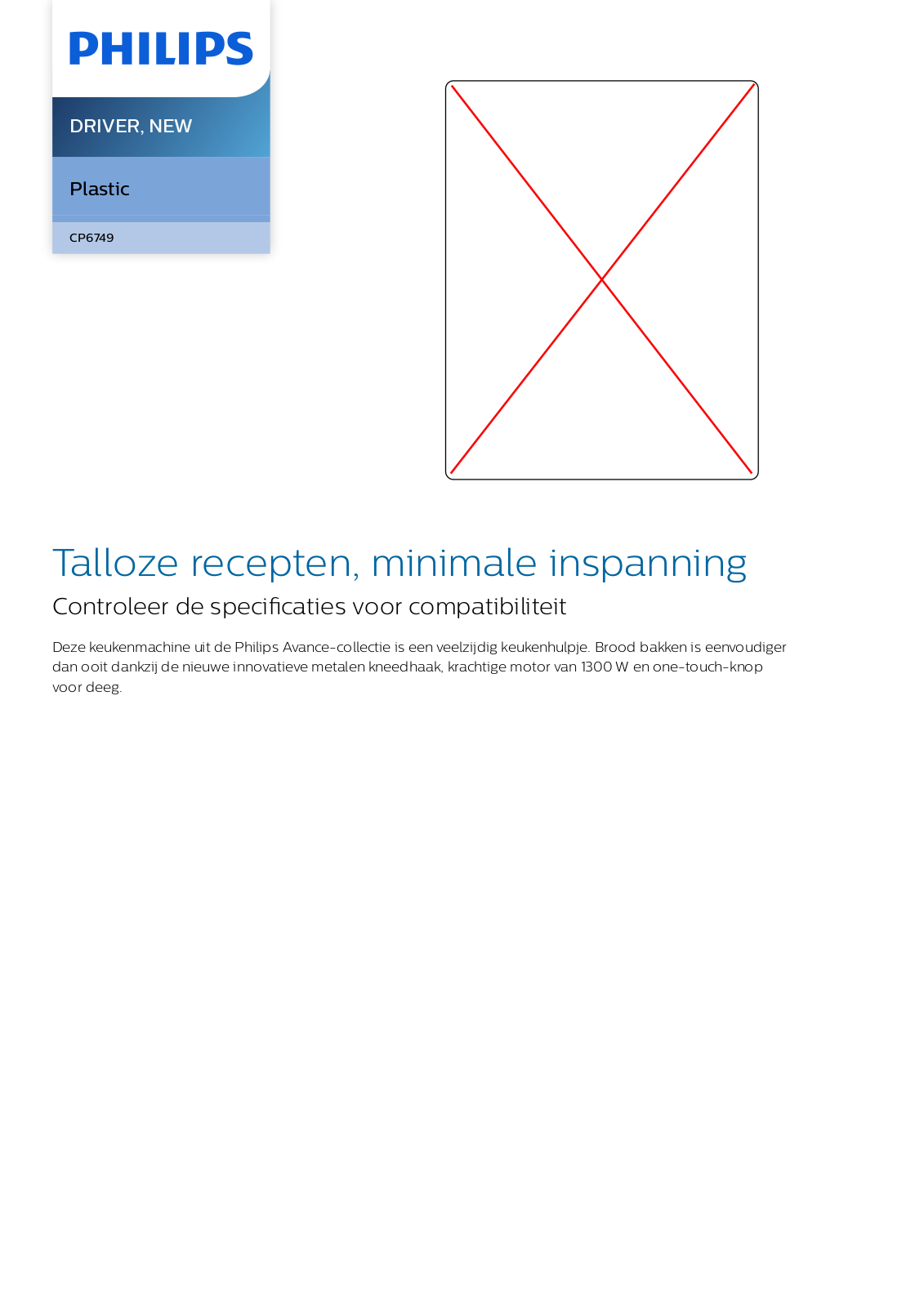 Philips CP6749/01 Leaflet - ManualMachine.com