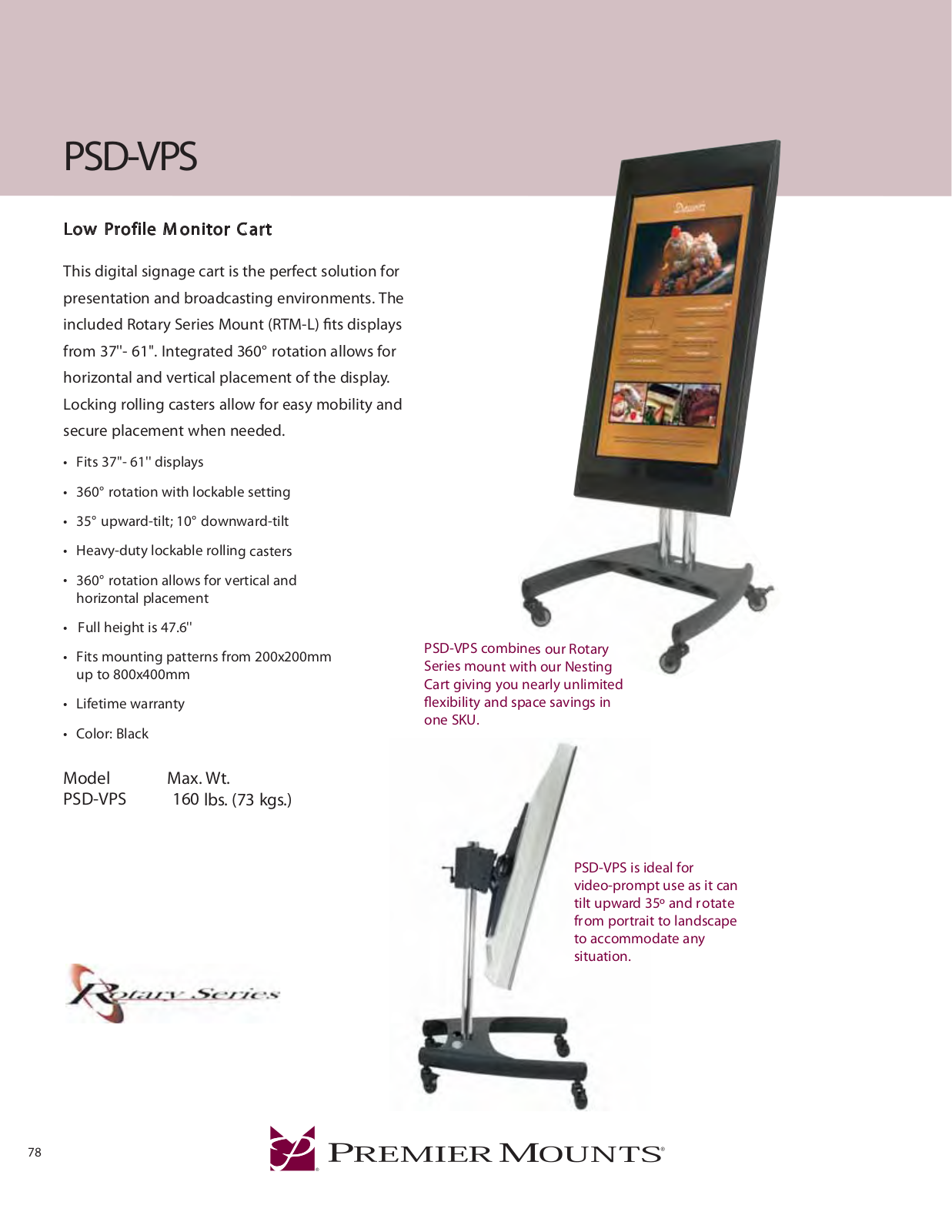 Premier Mounts PSD-VPS User Manual - ManualMachine.com