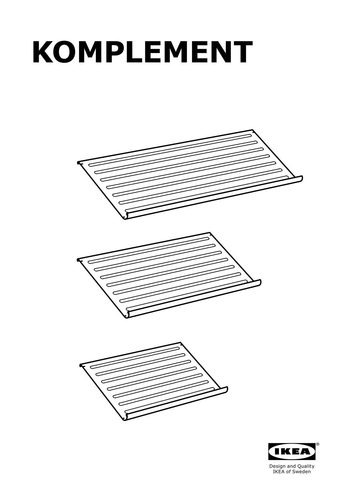 Ikea S79111302, S79127421, S79128251, S89127576, S99127397 Assembly instructions