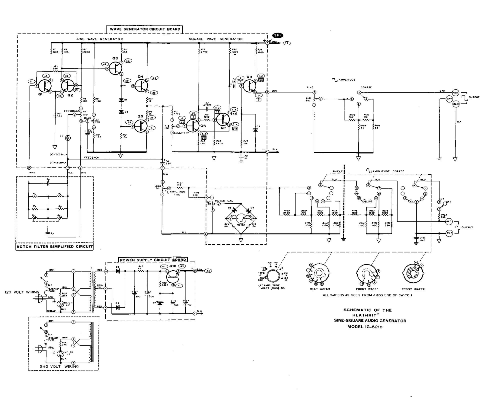 Heathkit IG-5218 Schematic