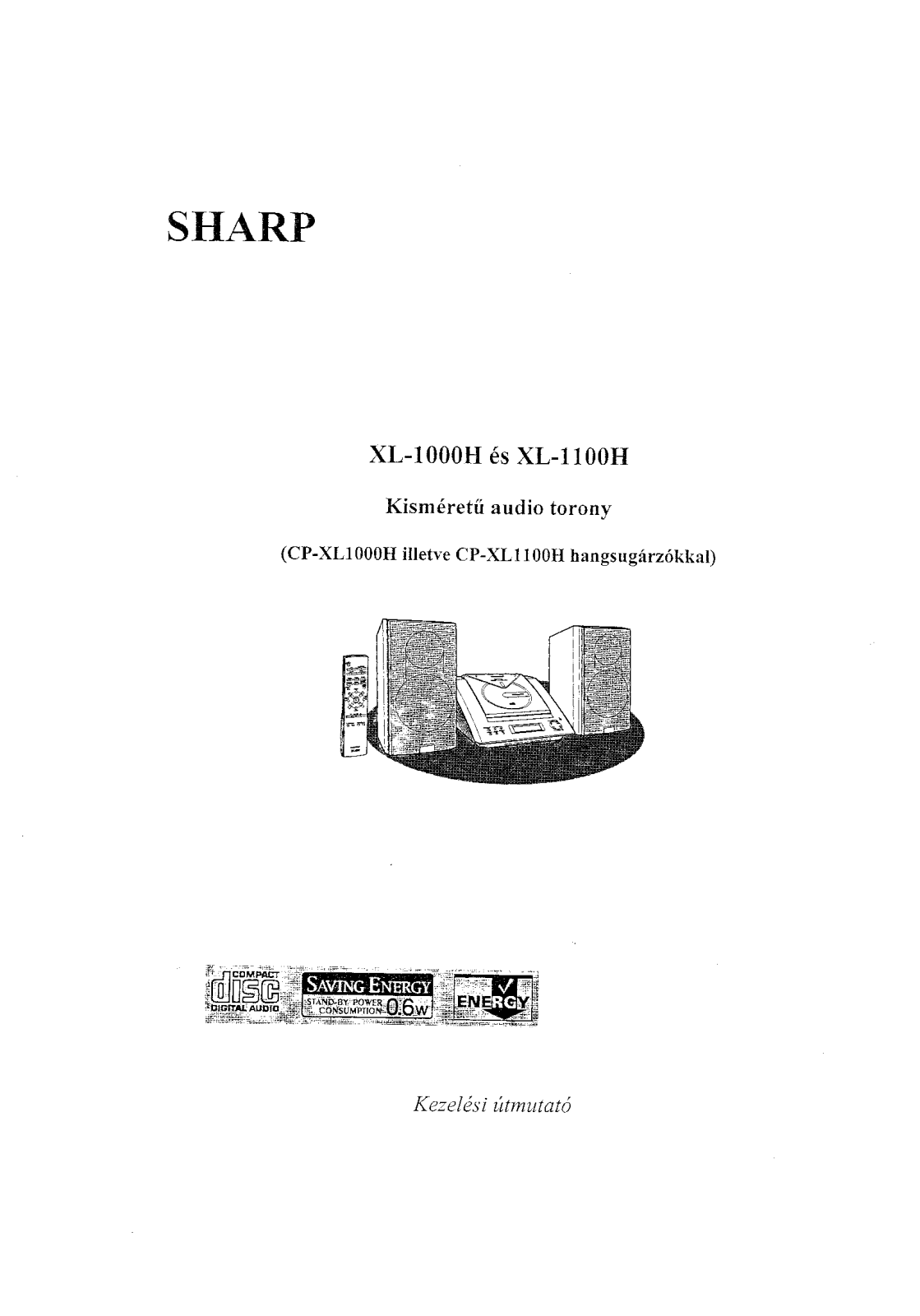 Sharp XL-1000H, XL-1100H User Manual