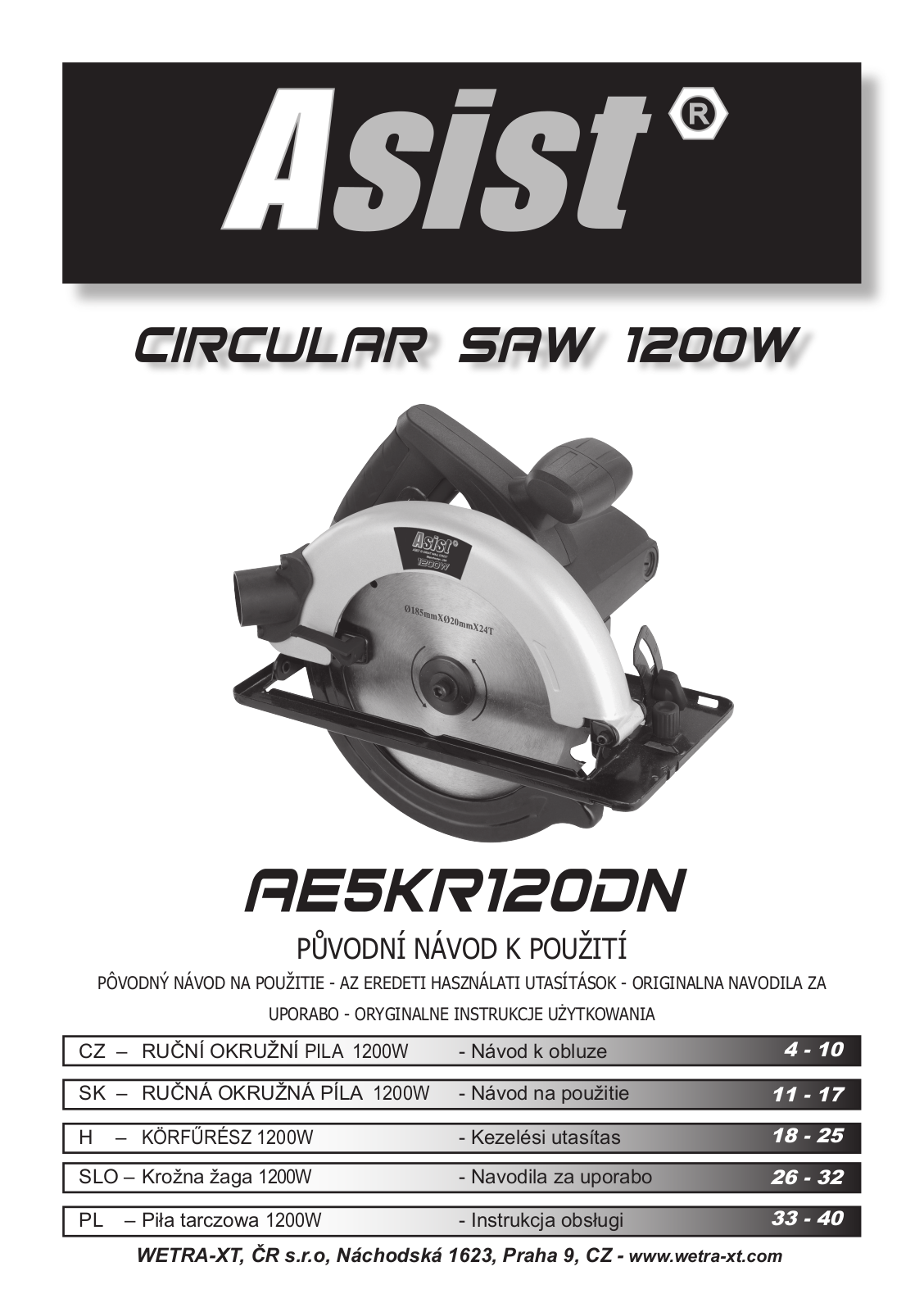 Asist AE5KR120DN User Manual