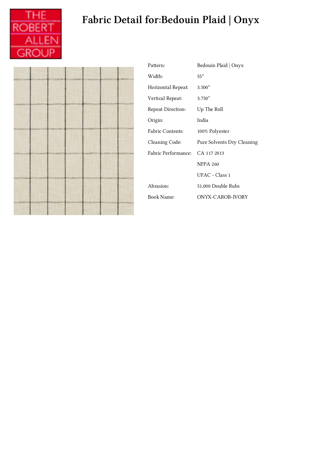 Robert Allen RALF1277 Specifications - ManualMachine.com