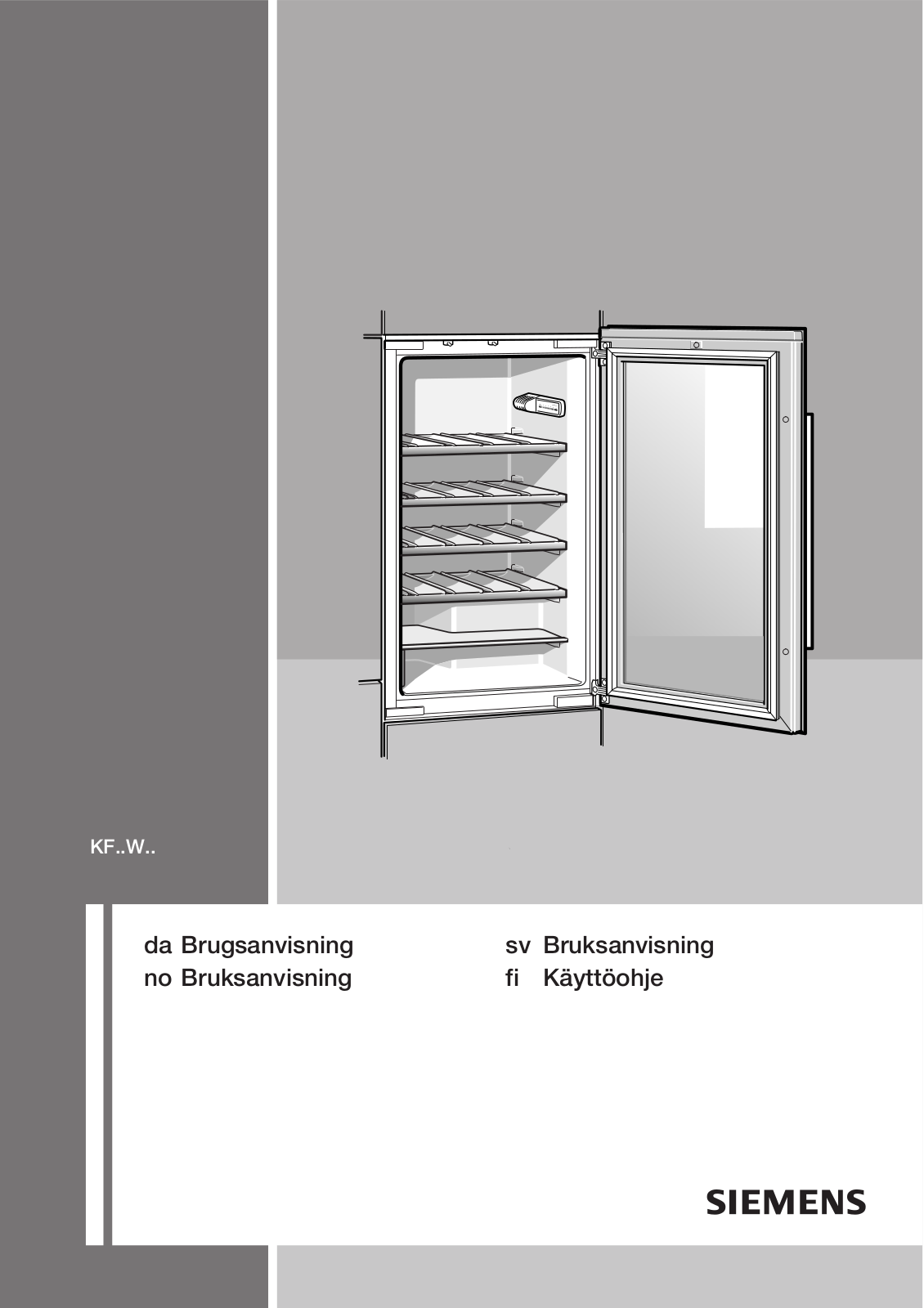 Siemens KF24WA41, KF18WA41IE, KF18WA40, KF24WA40, KF18WA41 User Manual