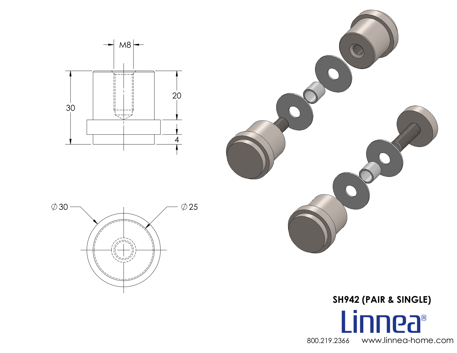 Linnea LNNE8677 Dimensions - ManualMachine.com