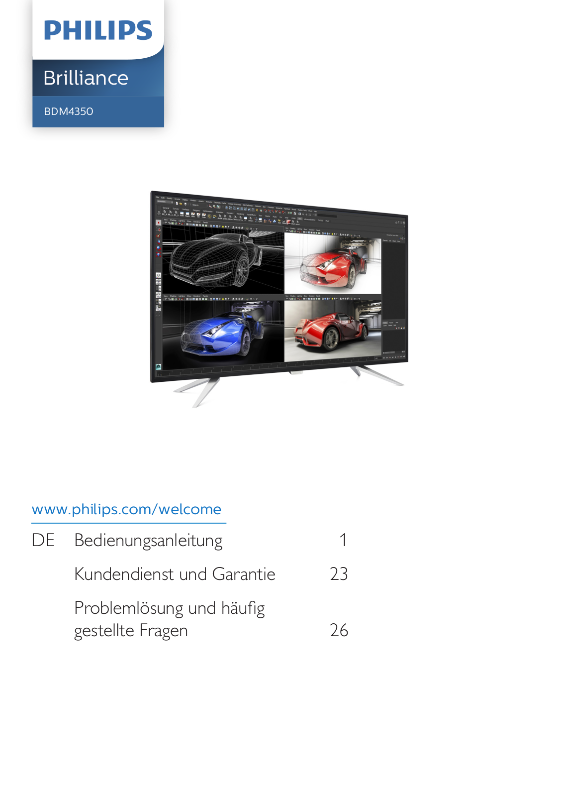 Philips BDM4350UC/93, BDM4350UC/01, BDM4350UC/00, BDM4350UC/75 user manual