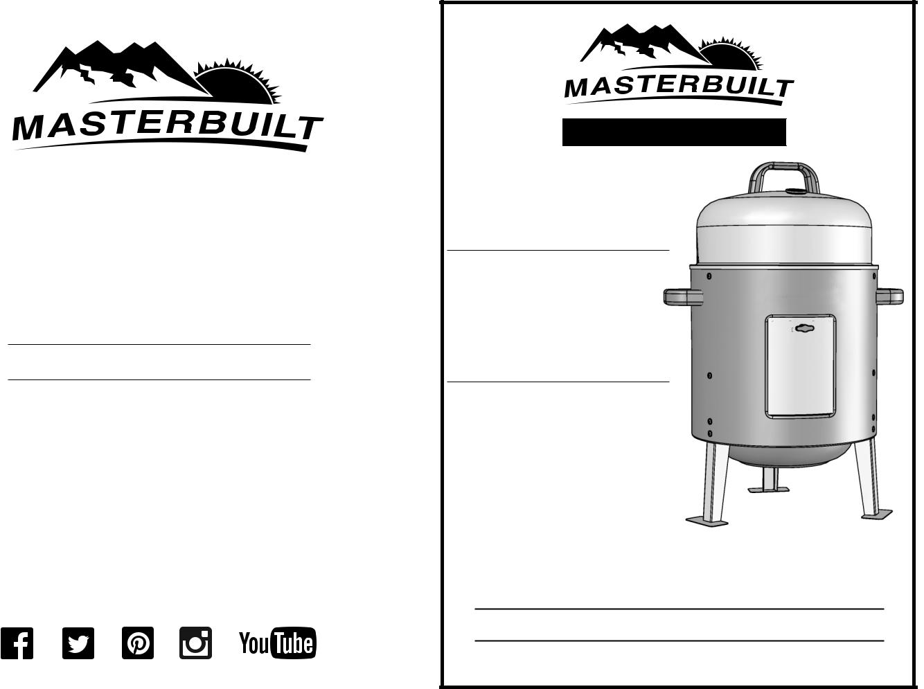 Masterbuilt 20060116 User Manual