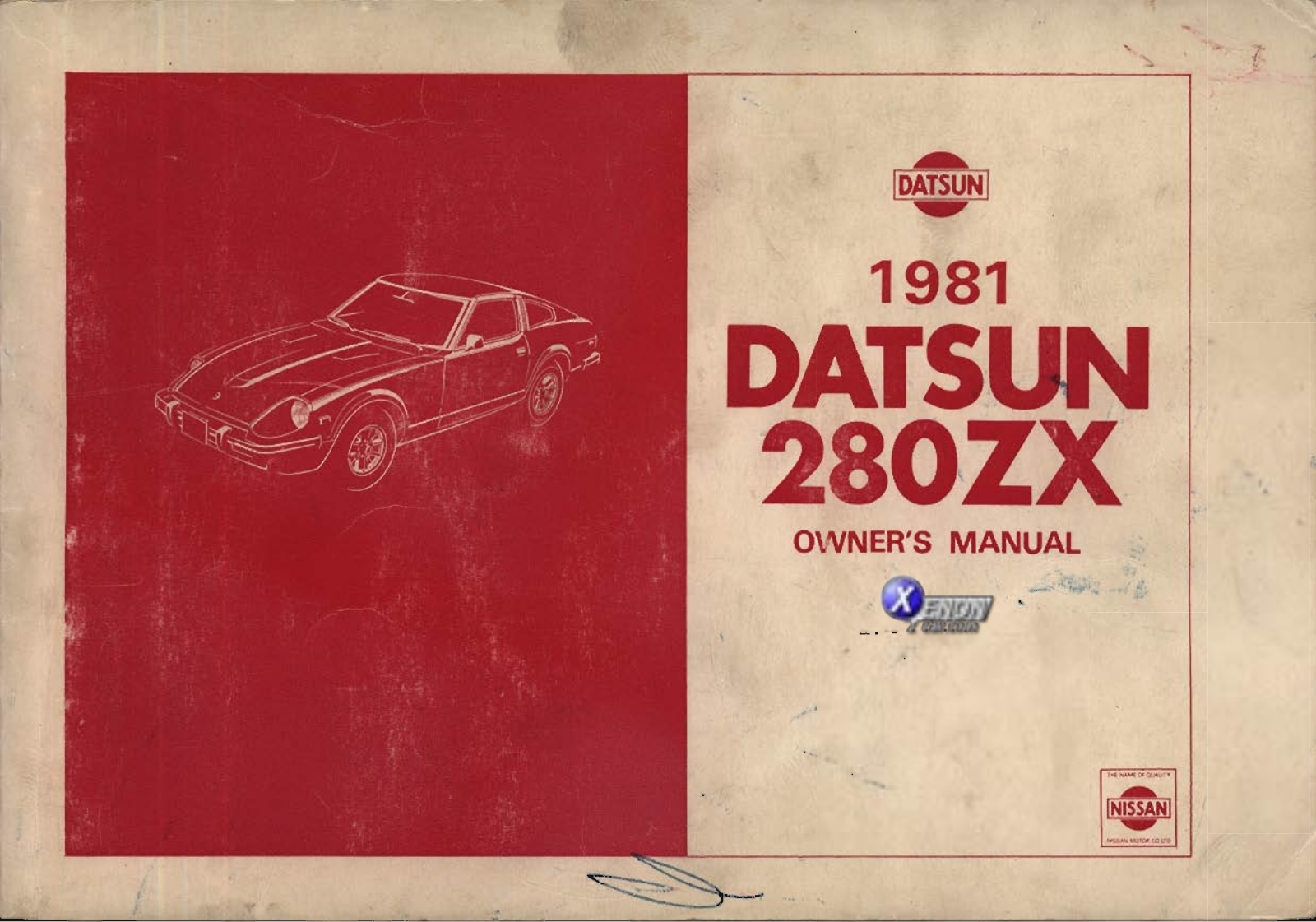 Nissan 280 ZX 1981 User Manual