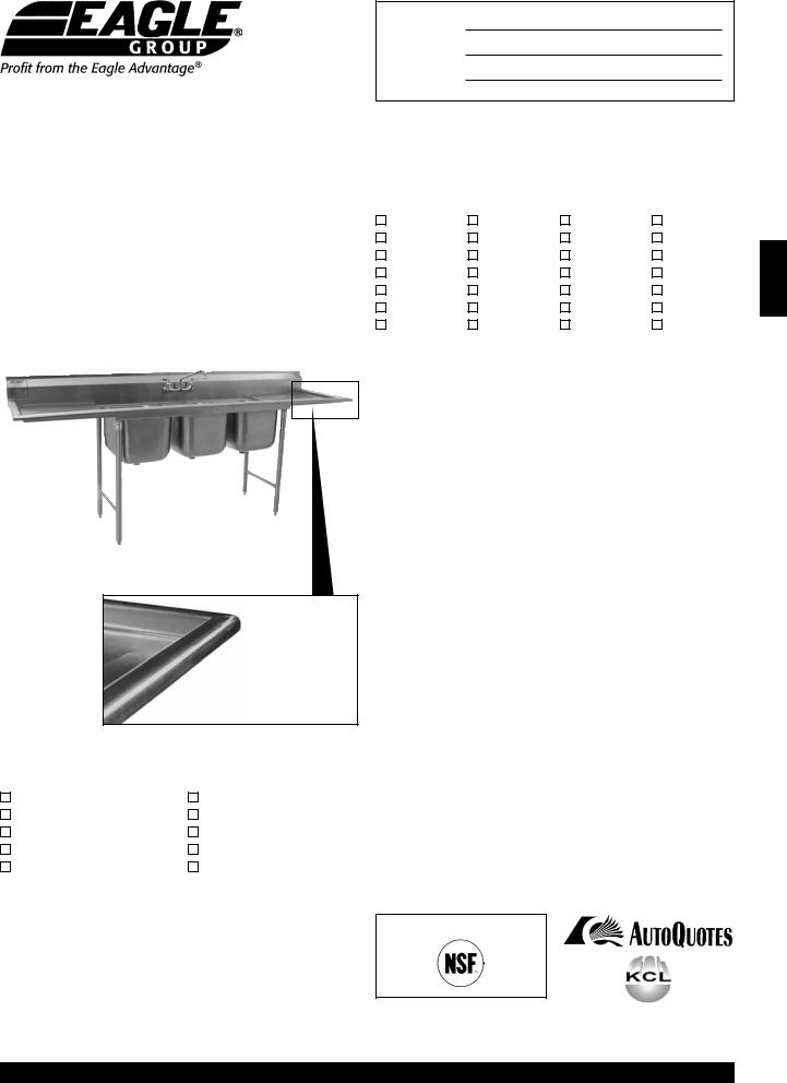 Eagle Group 314-16-3 General Manual