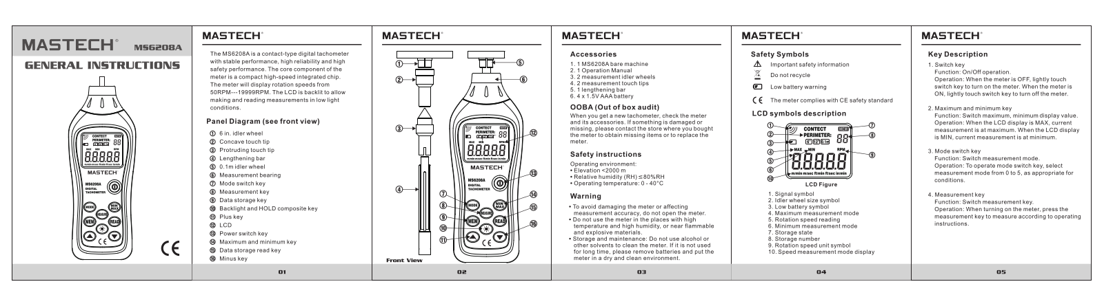 MASTECH MS6208A User guide - ManualMachine.com