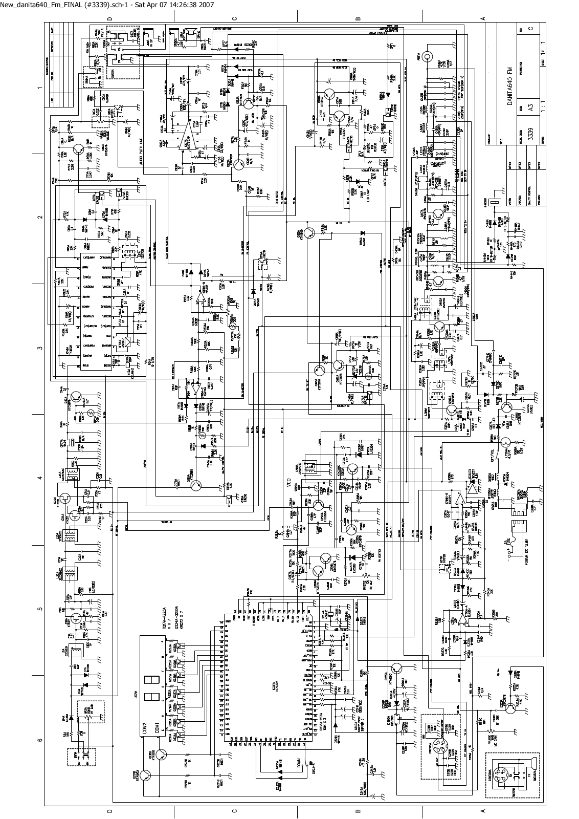 Danita 640 FM User Manual