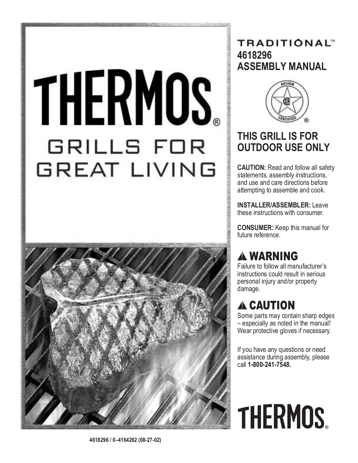 Charbroil 4618296 Owner's Manual