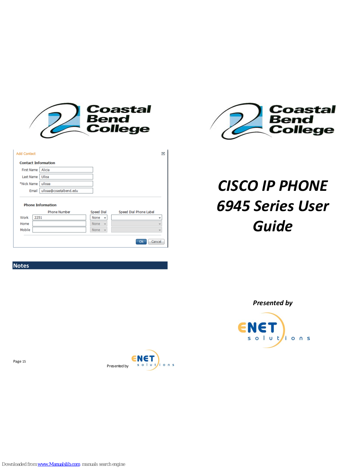 Cisco 6945 Series User Manual - ManualMachine.com