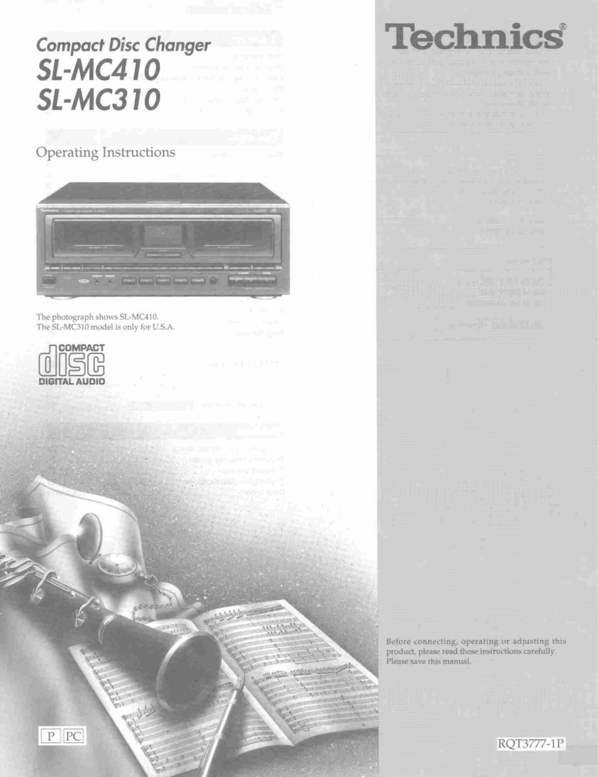 Panasonic SL-MC310 User Manual