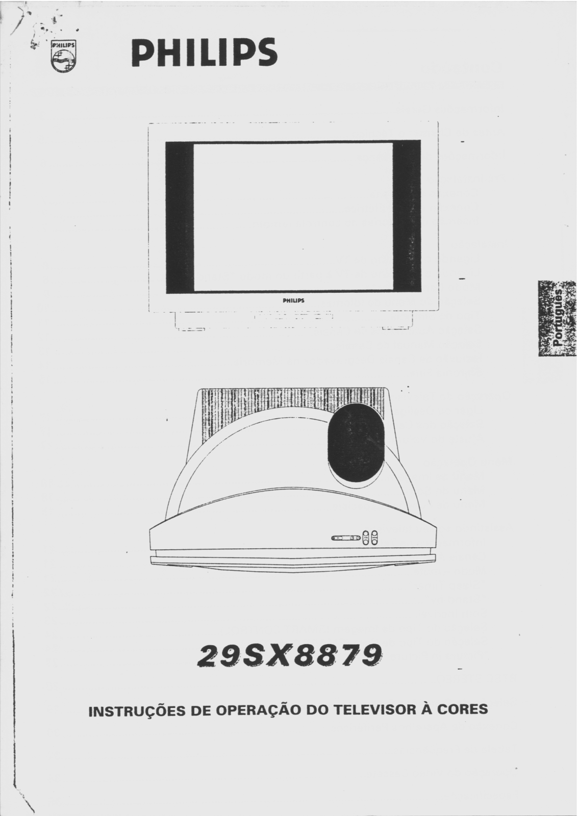 Philips 29SX8879/85R, 29SX8879/78R, 29SX8879/54R User Manual