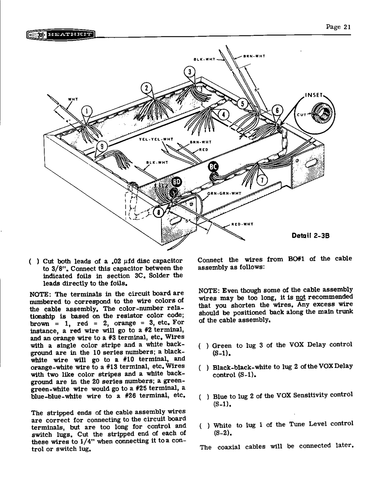 HEATHKIT HW-22a User Manual (PAGE 21)