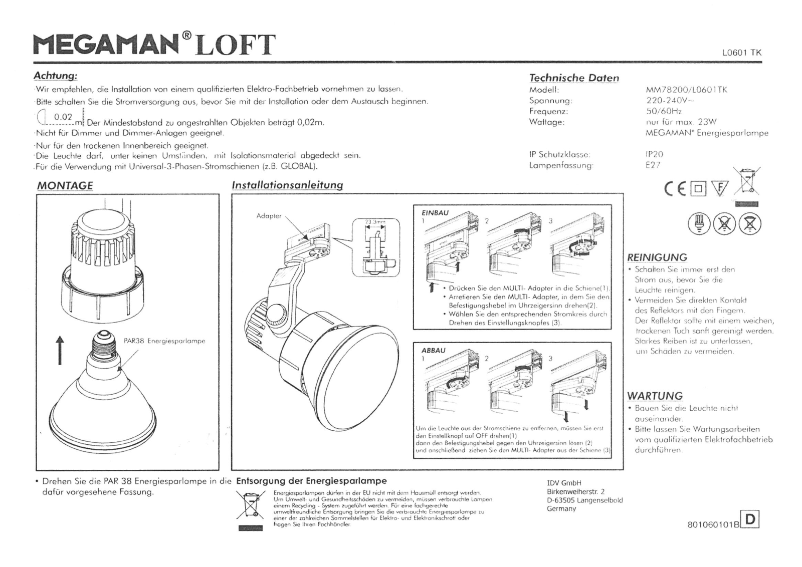 Megatron MT78240, MT78250 User guide