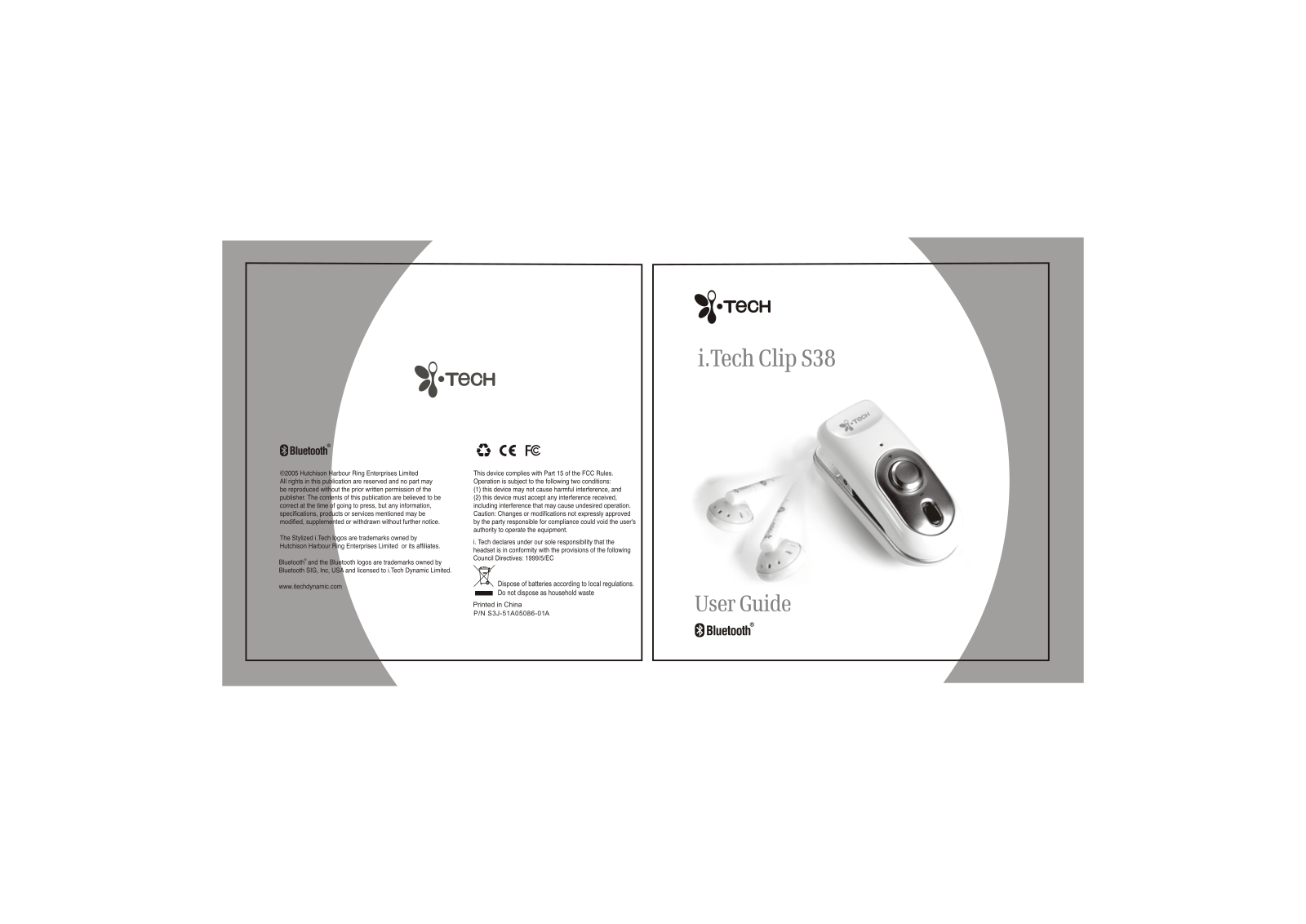 i.Tech Clip S38 User Manual