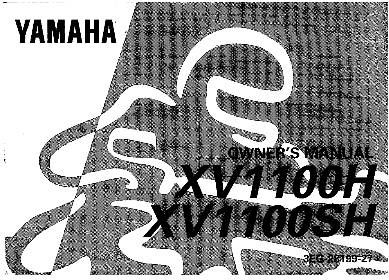 Yamaha XV1000 (H) (SH) 1996 Owner's manual