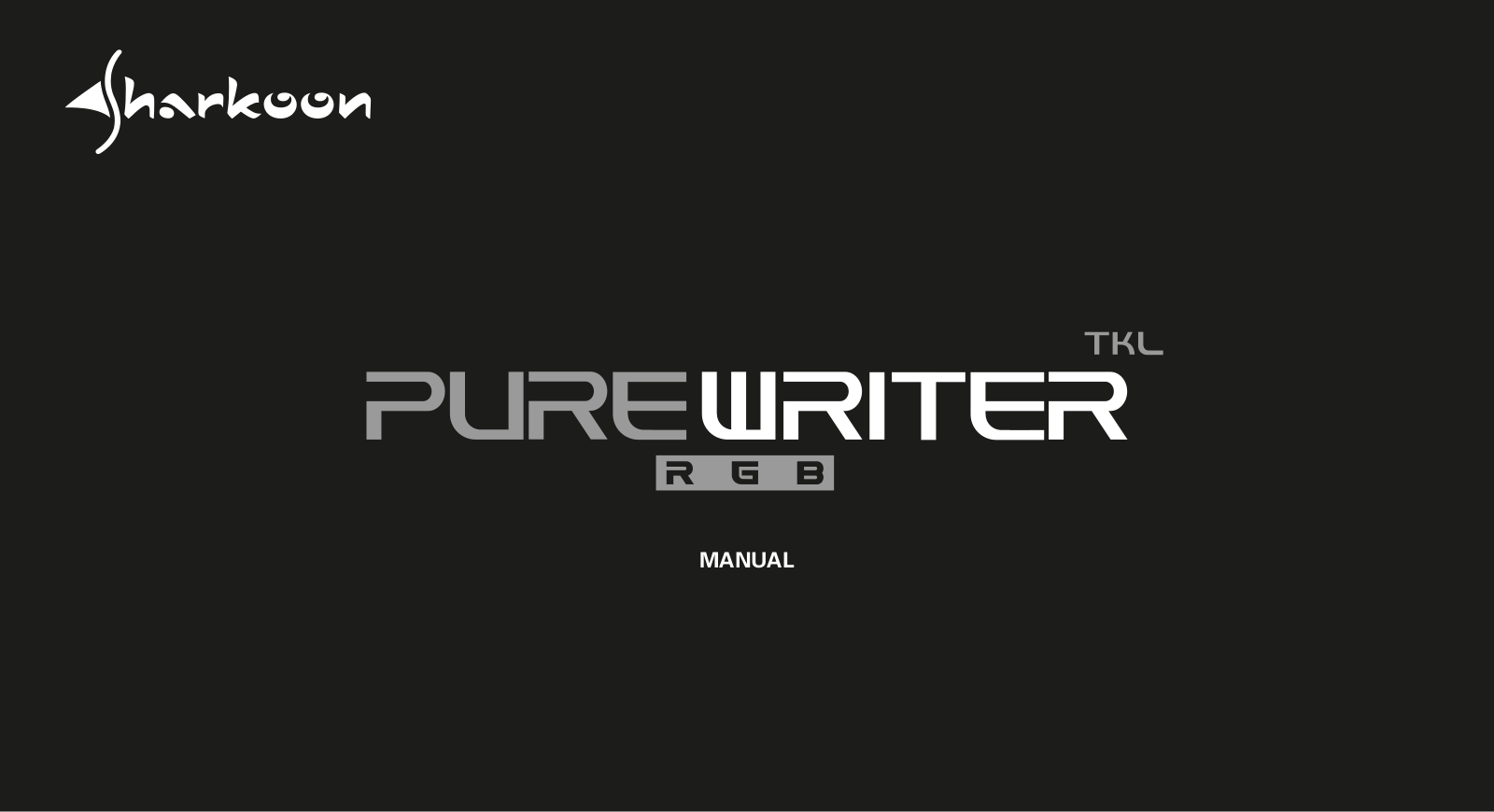 Sharkoon Purewriter TKL RGB User Manual