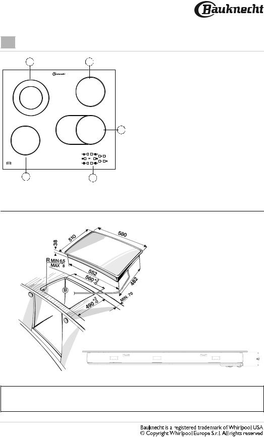 bauknecht ETPV 8640 PRODUCT SHEET