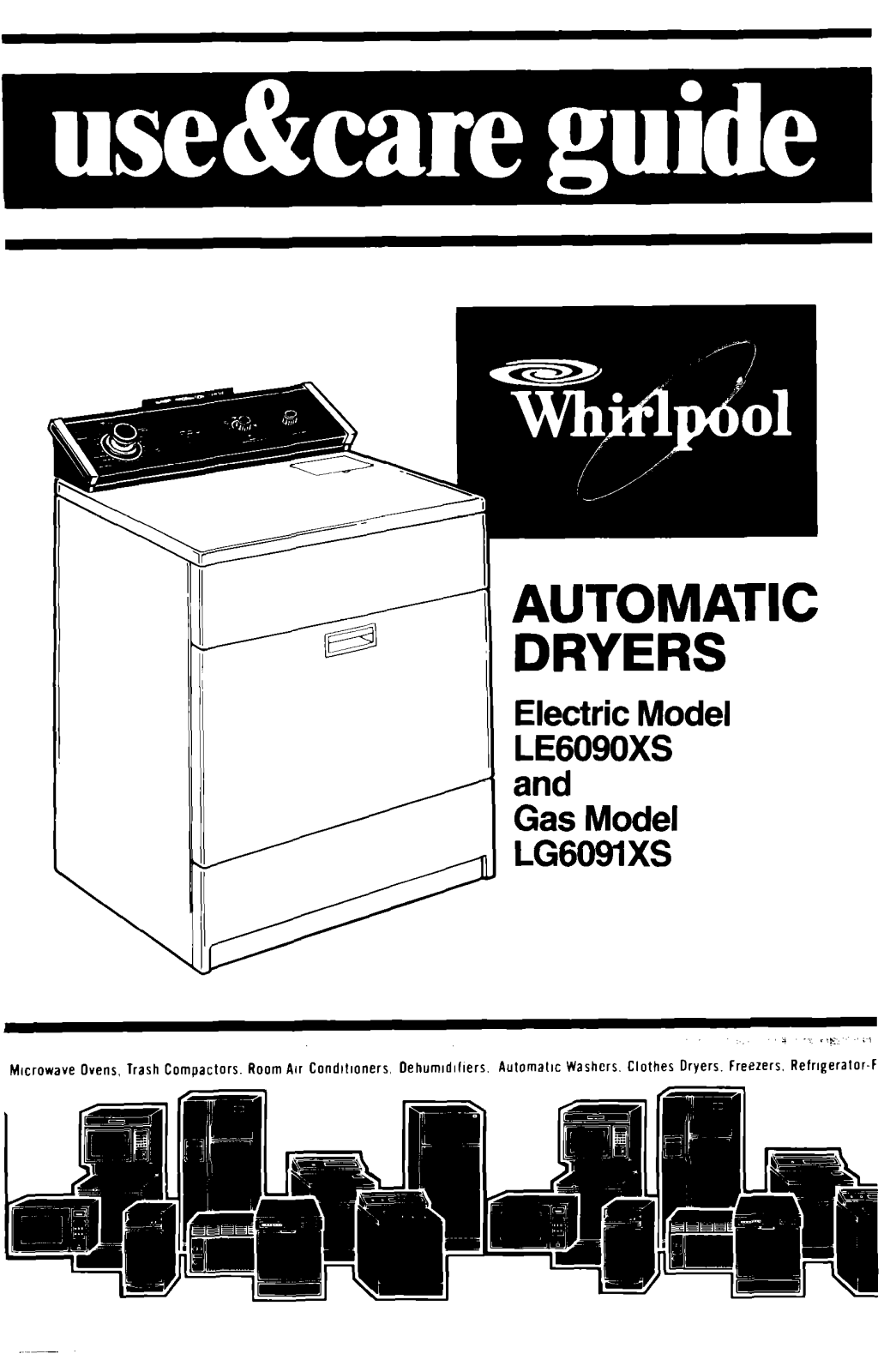 Whirlpool LE6090XSW0, LG6091XSW0 Owner’s Manual