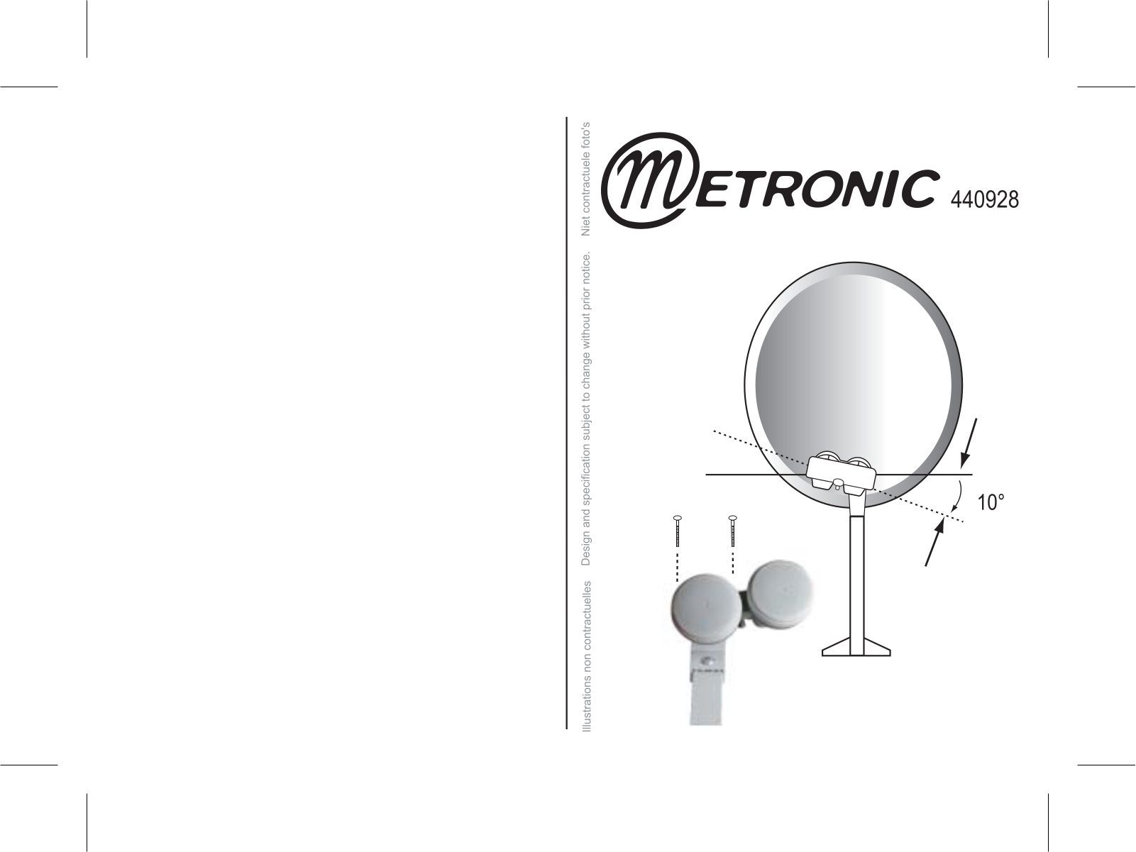 METRONIC LNB UNIVERSEL MONOBLOC ASTRA 19HOTBIRD User Manual