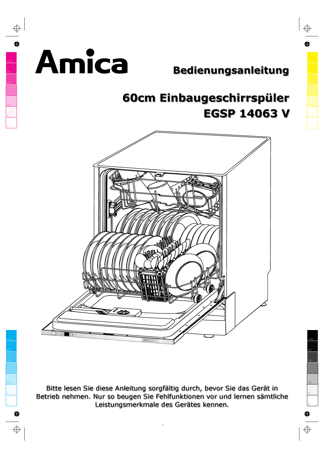 Amica EGSP 14063 V User Manual