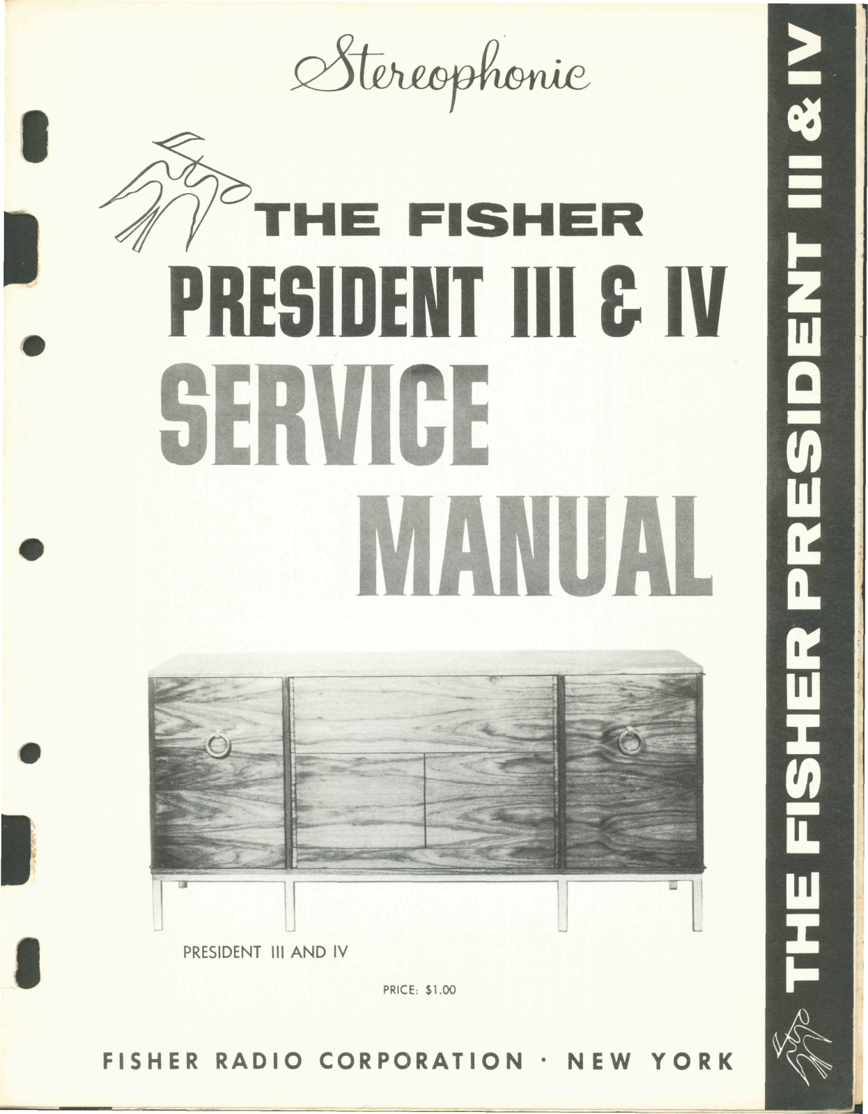 Fisher President-4, President-3 Service Manual