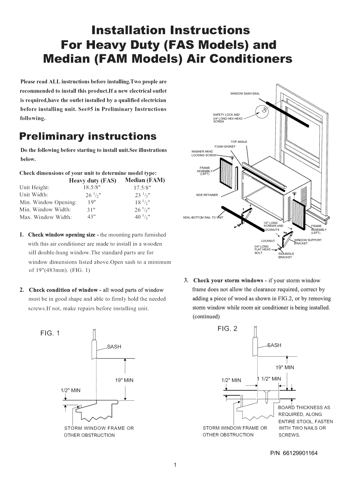 Crosley CAE15ESR11, CAE15ESR16, CAHE25ER16, CAHE25ER15, CAHE25ER14 Installation Guide - ManualMachine.com