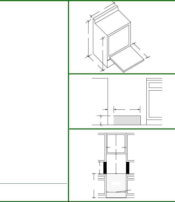 JENN-AIR JER8550AAA, JER8550AAB, JER8550AAW Dimension Guide