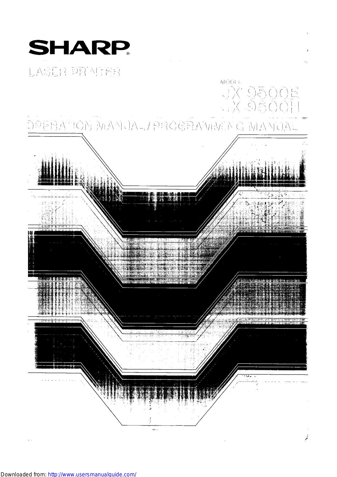 SHARP JX-9500E/H User Manual