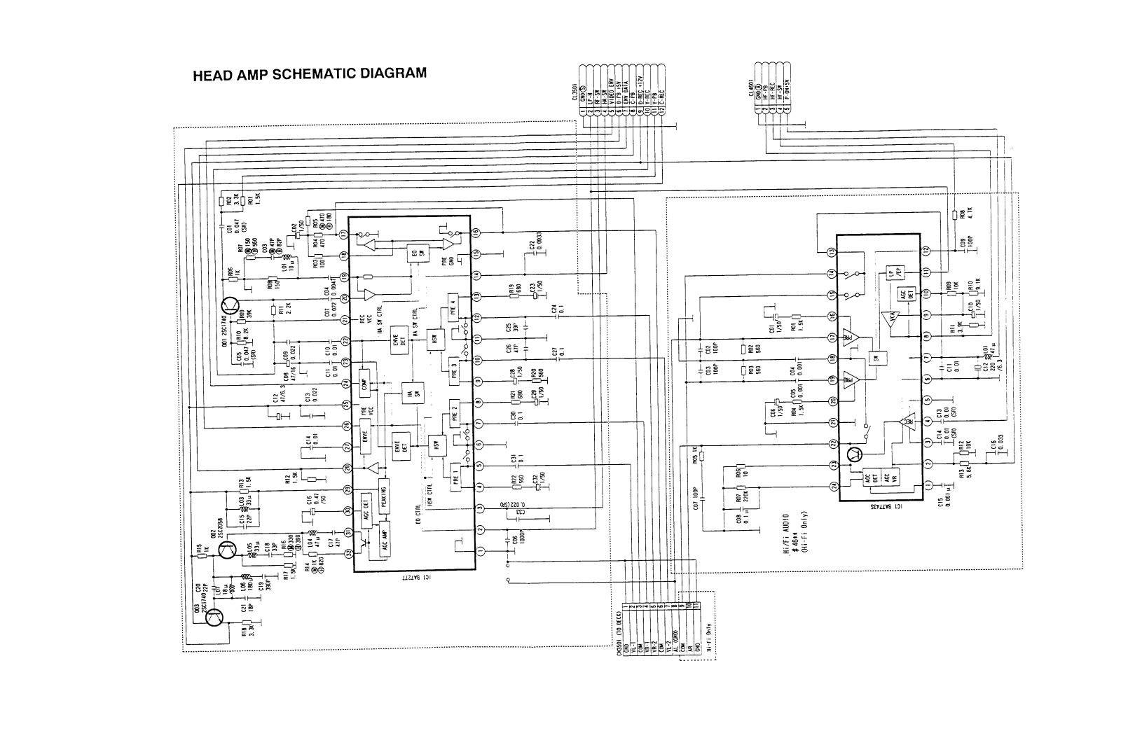 Funai VCR-8203CA, VCR-8207CA Schematics