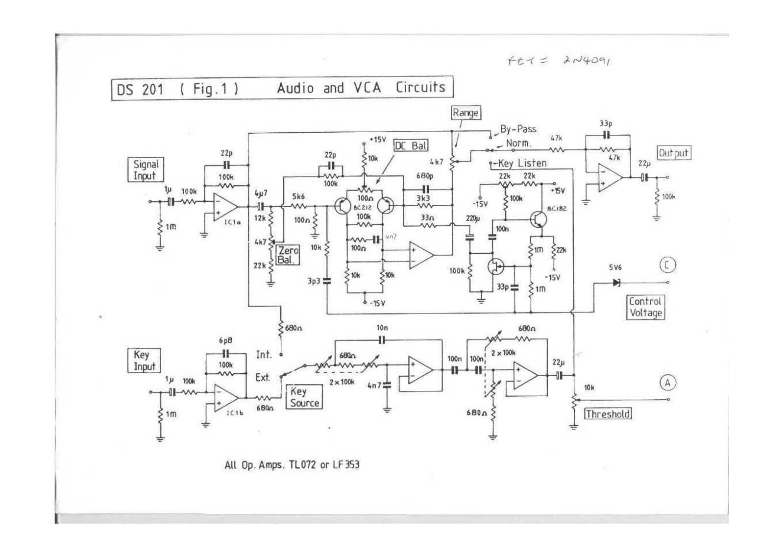 Drawmer DS201 comp User Manual