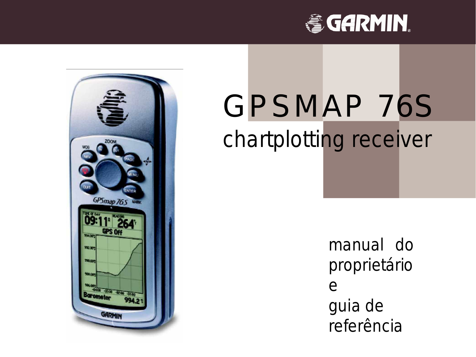 Garmin GPSMAP 76S User Manual