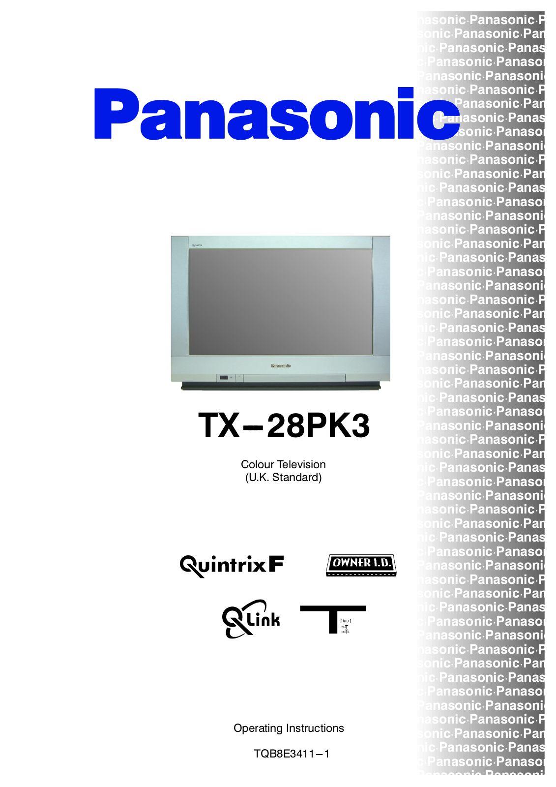 Panasonic TX-28PK3 User Manual