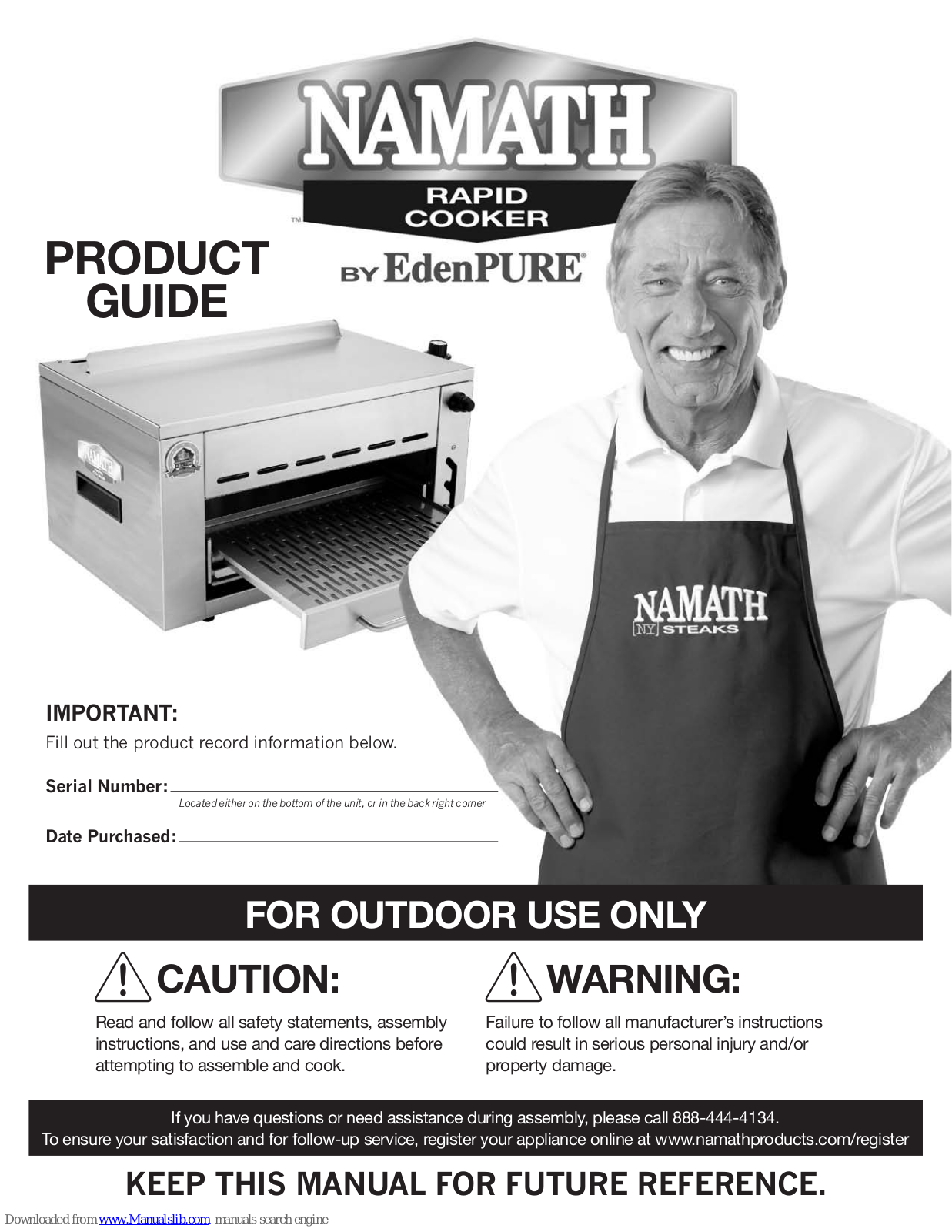 EdenPURE namath Product Manual