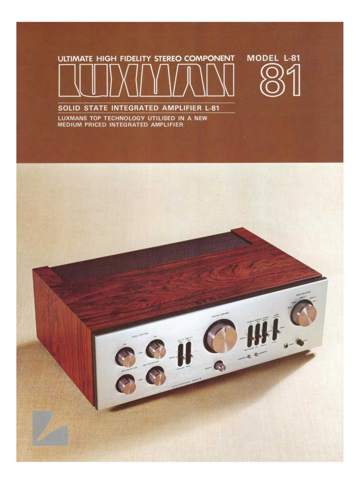 Luxman L-81 Brochure