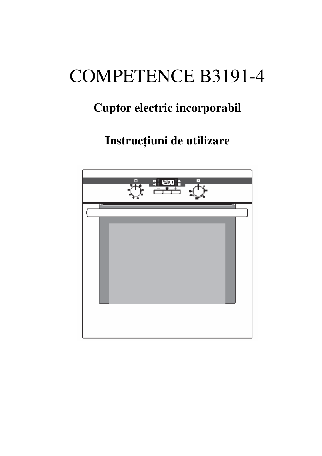 AEG COMPETENCE B3191-4 User Manual