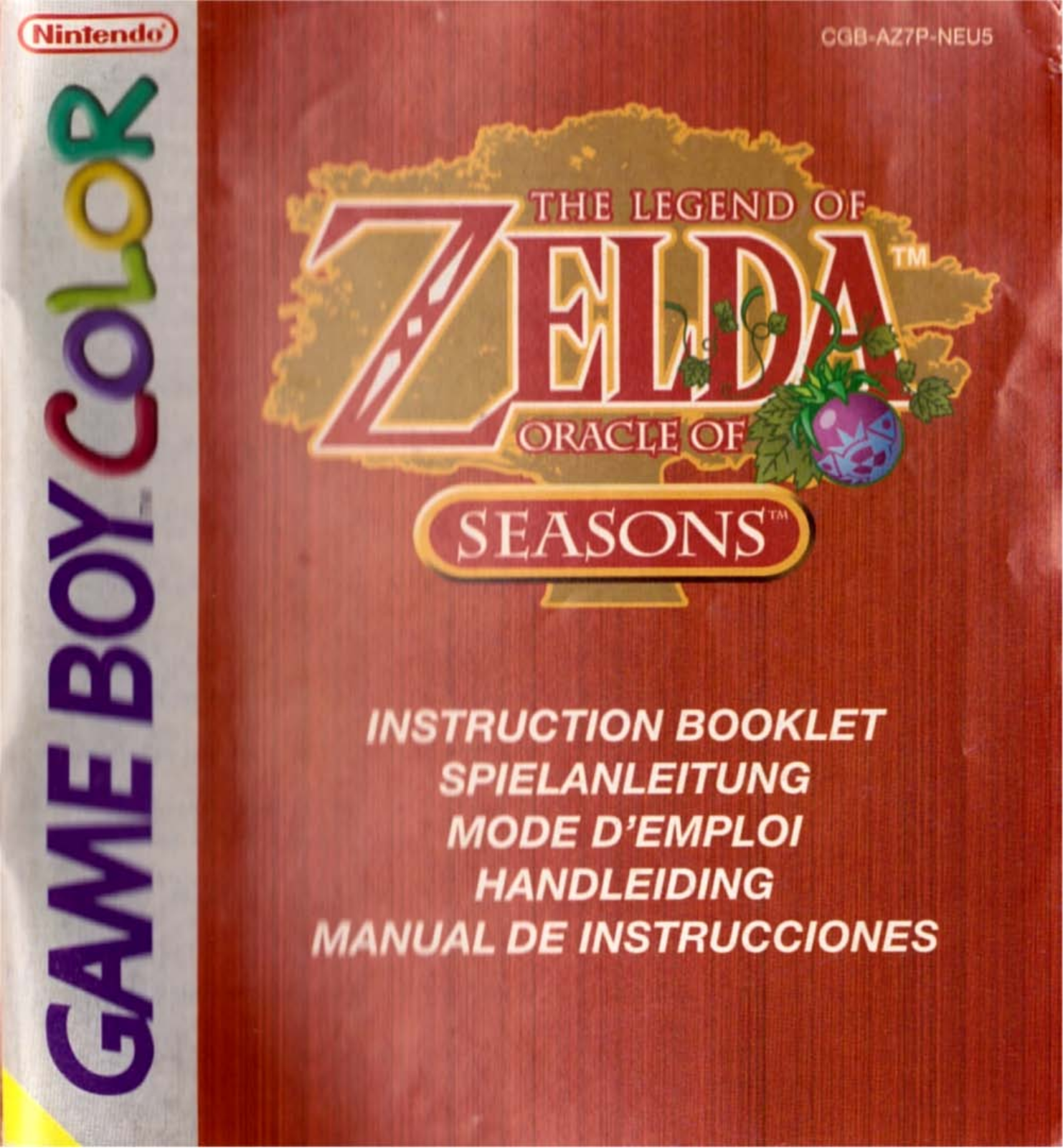 Nintendo Zelda Oracles of Saisons Instruction Manual