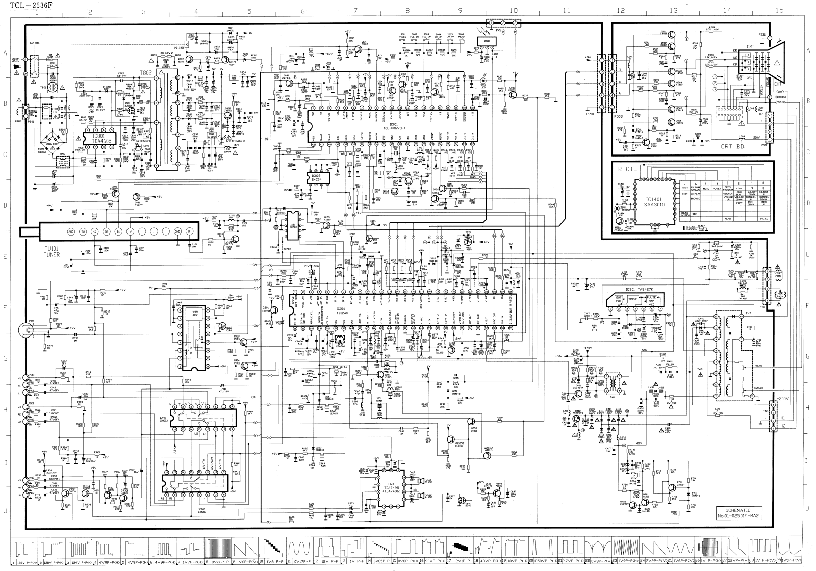 TCL 2536F Schematic