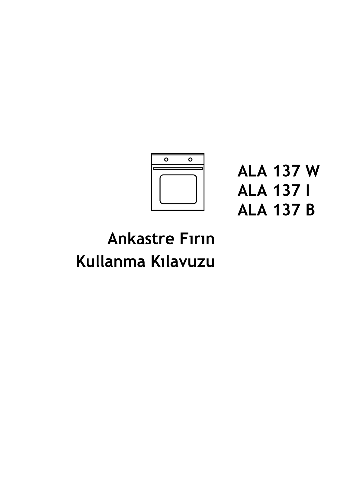 ALTUS ALA137I, ALA137B User manual