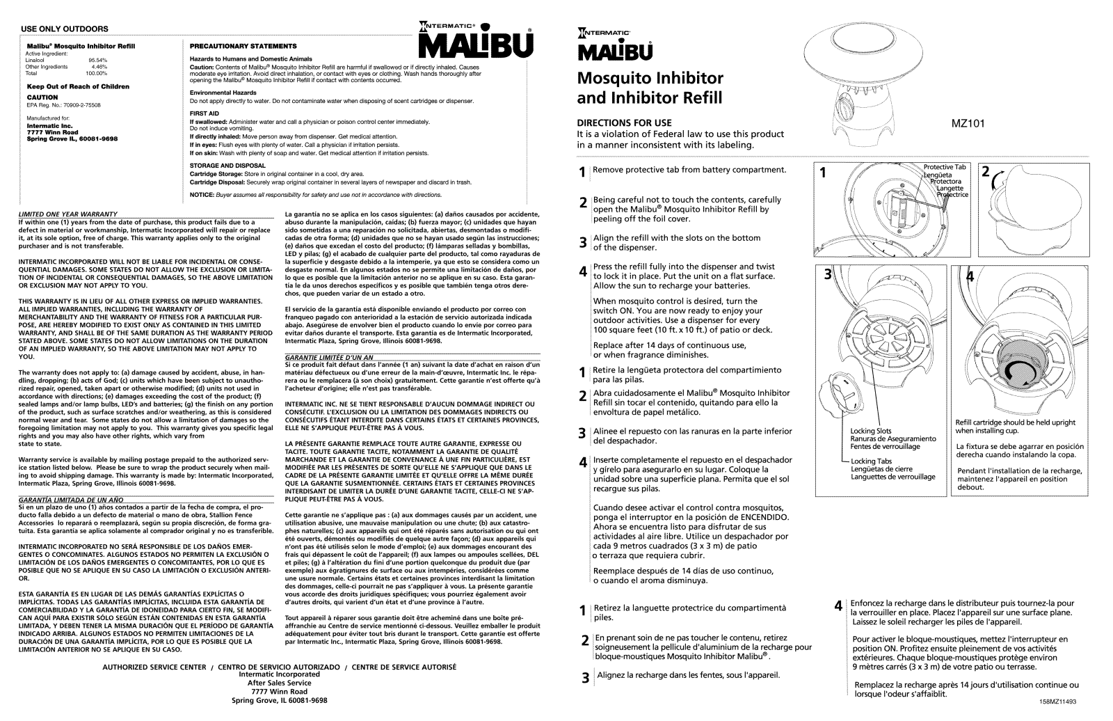 Intermatic MZ101 User Manual