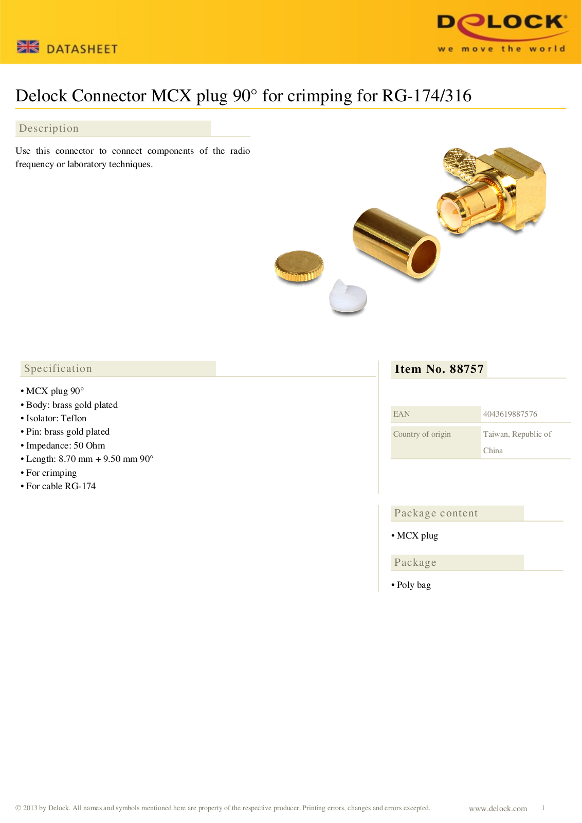 DeLOCK 88757 User Manual