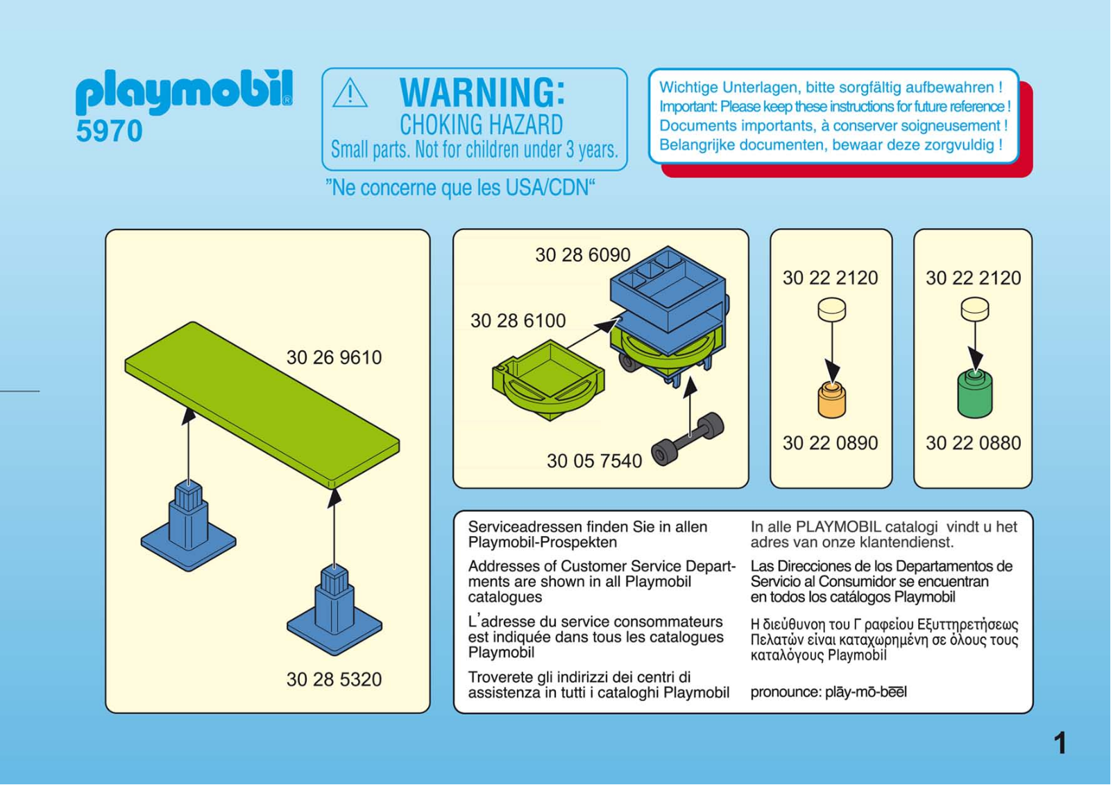 Playmobil 5970 Instructions